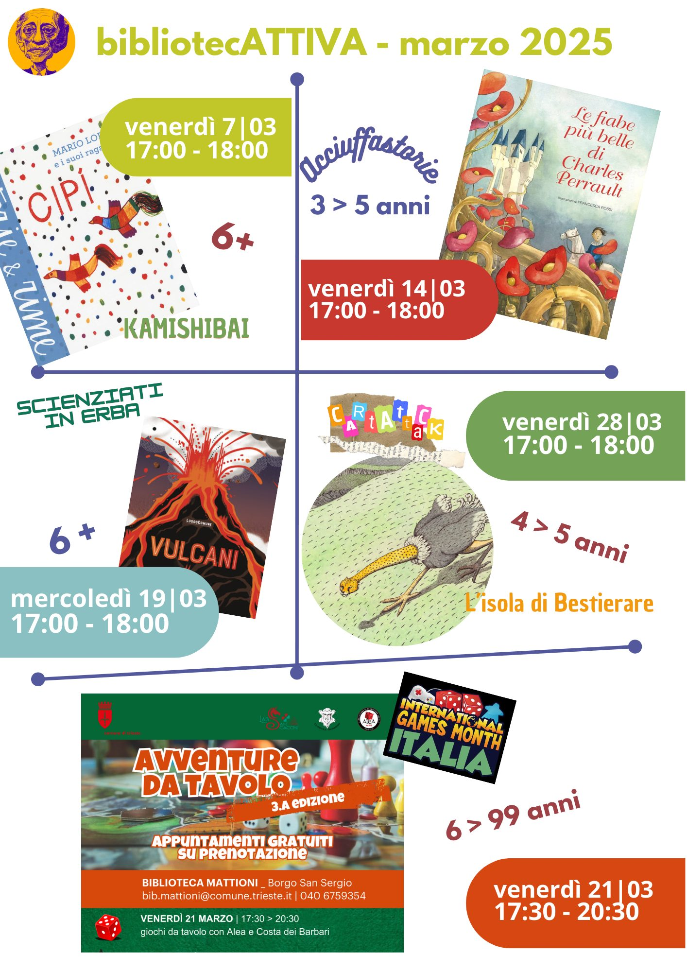 MATTIONI KIDS _ PROGRAMMA di MARZO