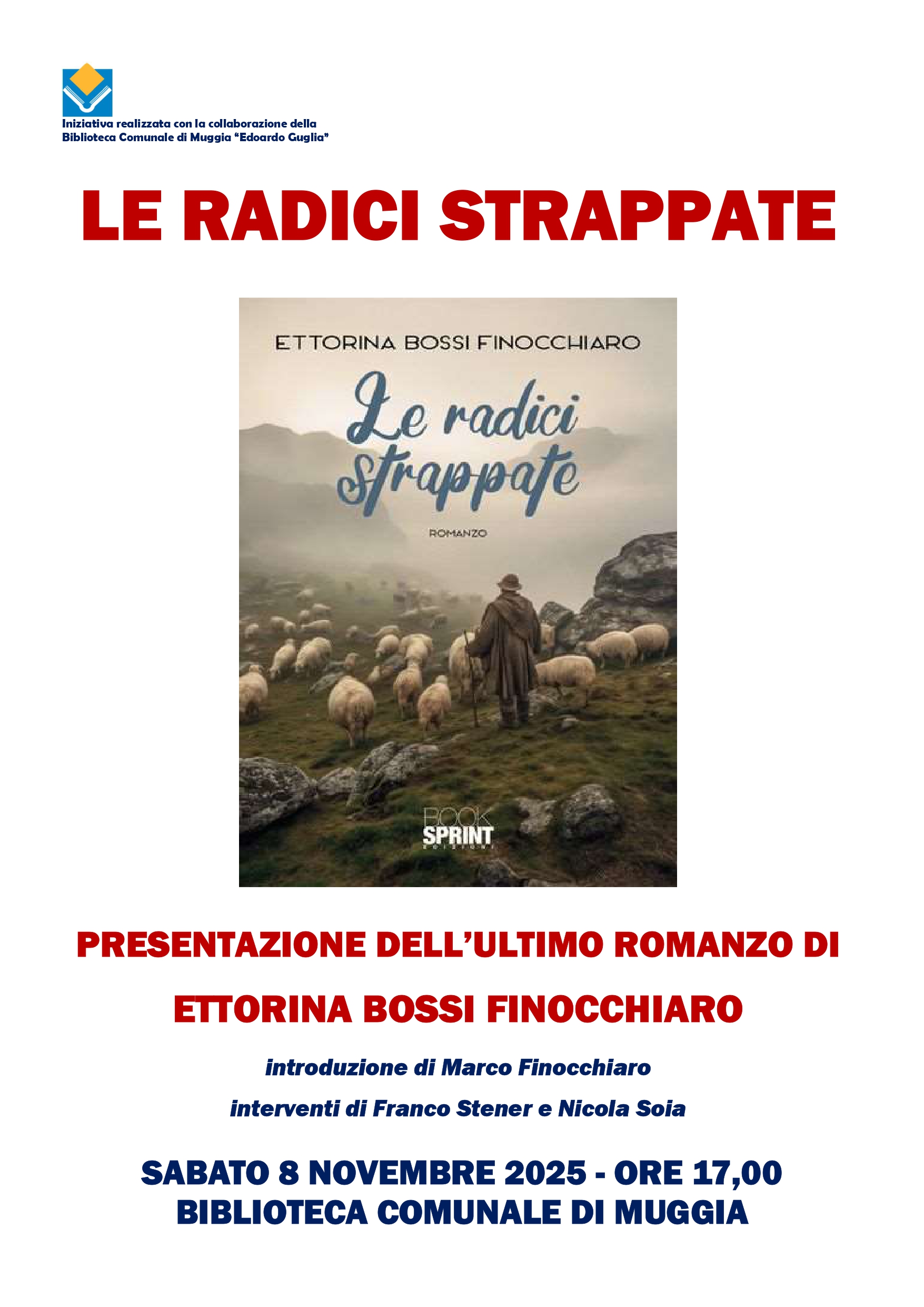 Presentazione dell'ultimo romanzo di Ettorina Bossi Finocchiaro