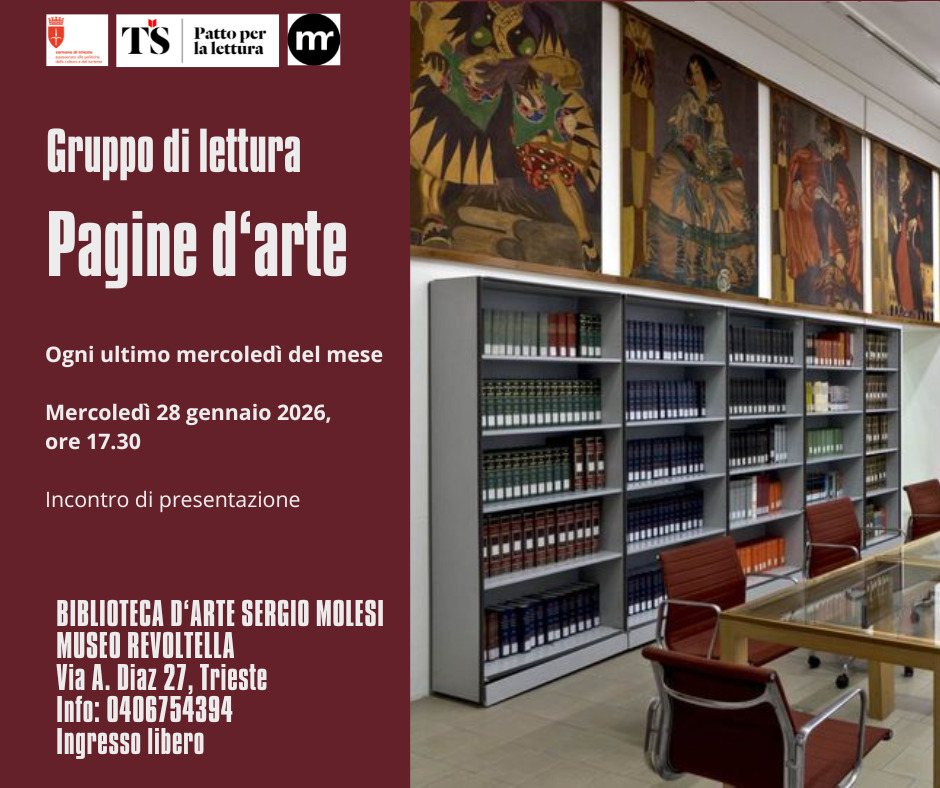 "Pagine d'arte". Il nuovo gruppo di lettura della Biblioteca Molesi del Museo Revoltella
