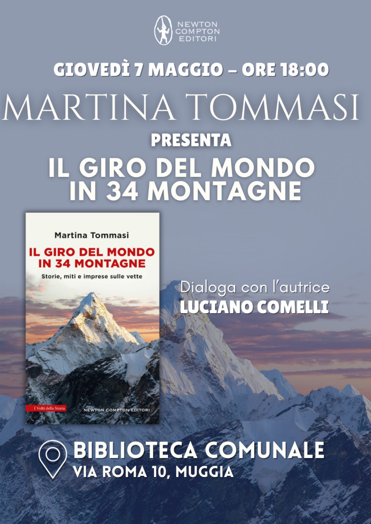 Presentazione del libro "Il giro del mondo in 34 montagne" di Martina Tommasi