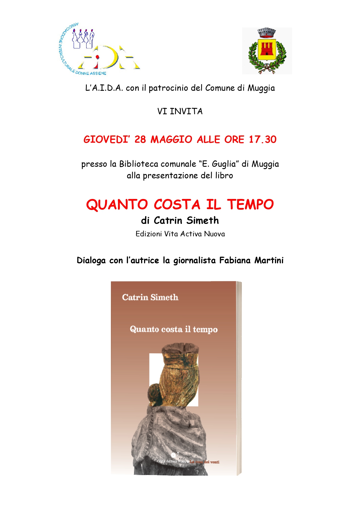Presentazione del libro "Quanto costa il tempo " di Catrin Simeth