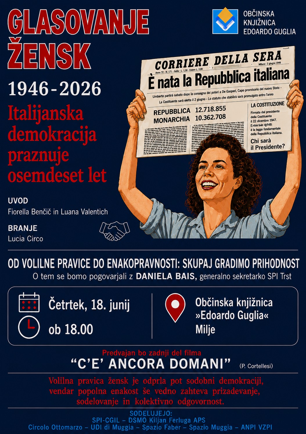 Voto alle donne, 1946 - 2026. La democrazia italiana compie ottant'anni
